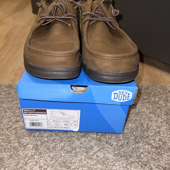 Hey Dude Other - Hey Dude Men's Wally Shoes - Dark Brown